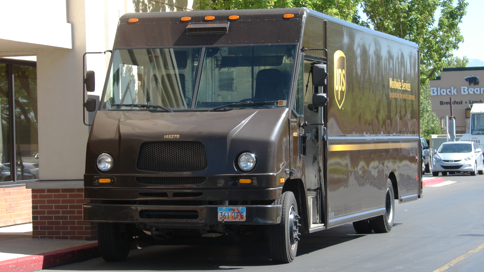 UPS delivery truck
