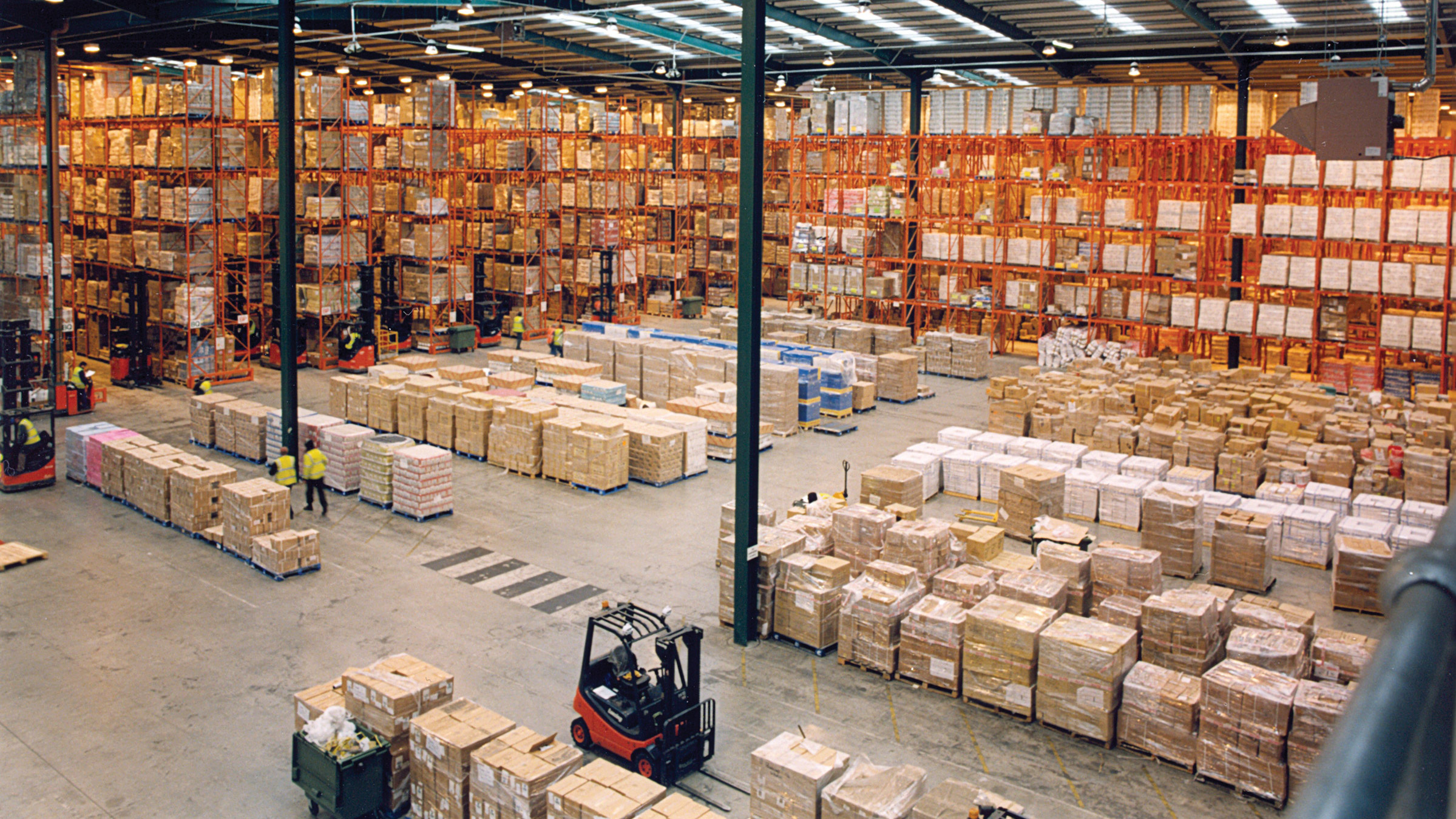 warehouse representing a logistics project